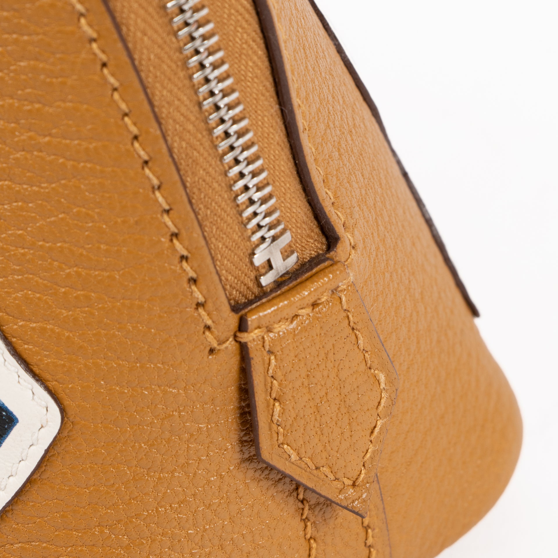 Hermes Bolide 1923 Mini Travel Caramel Chevre Mysore PHW