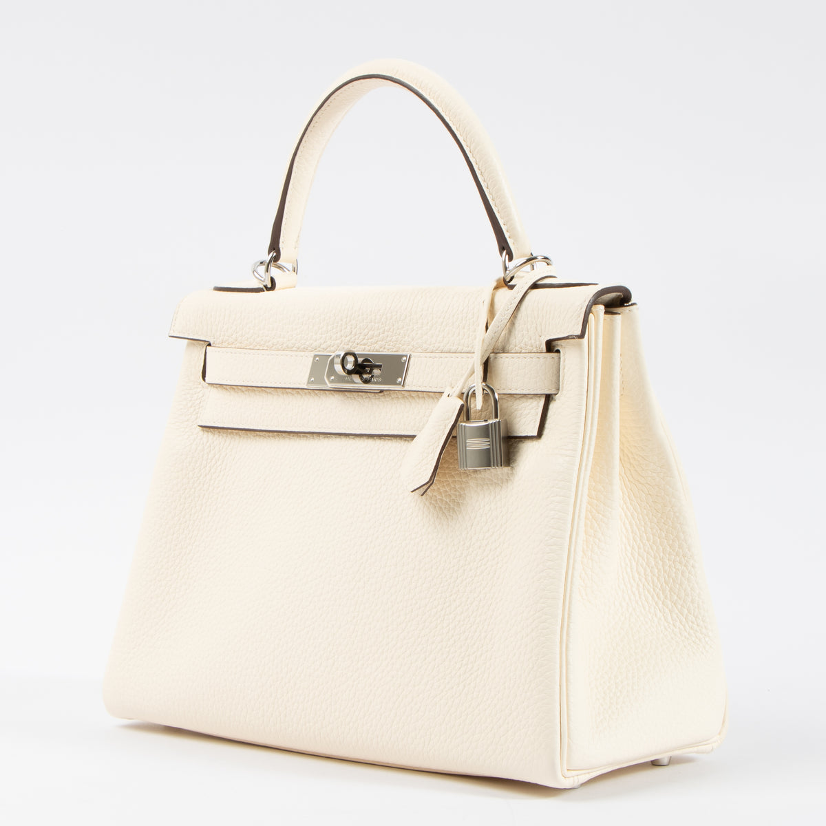 Hermès Kelly 28 Nata Clemence PHW