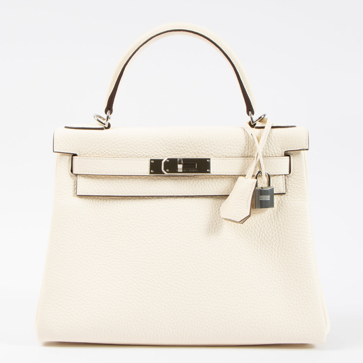 Hermès Kelly 28 Nata Clemence PHW