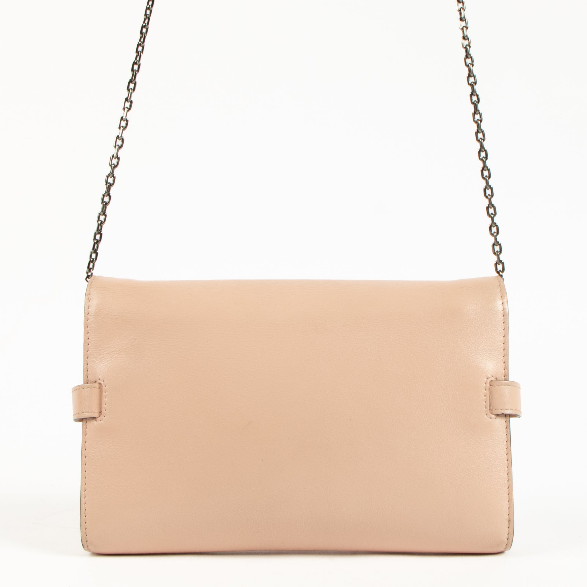 Delvaux Nude Souple Calf Tempête Clutch