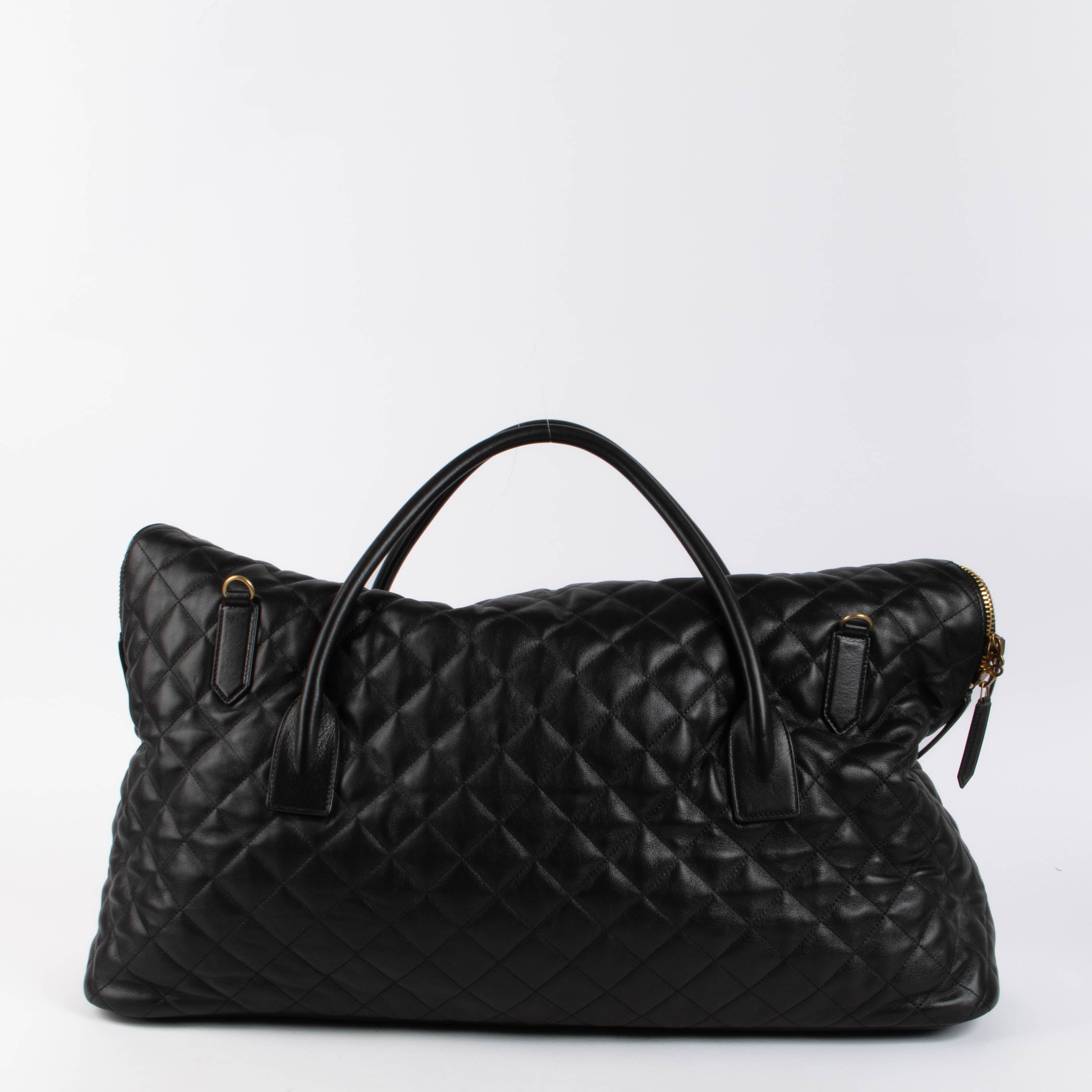 Saint Laurent Black ES Giant Quilted Travel Bag – Labellov