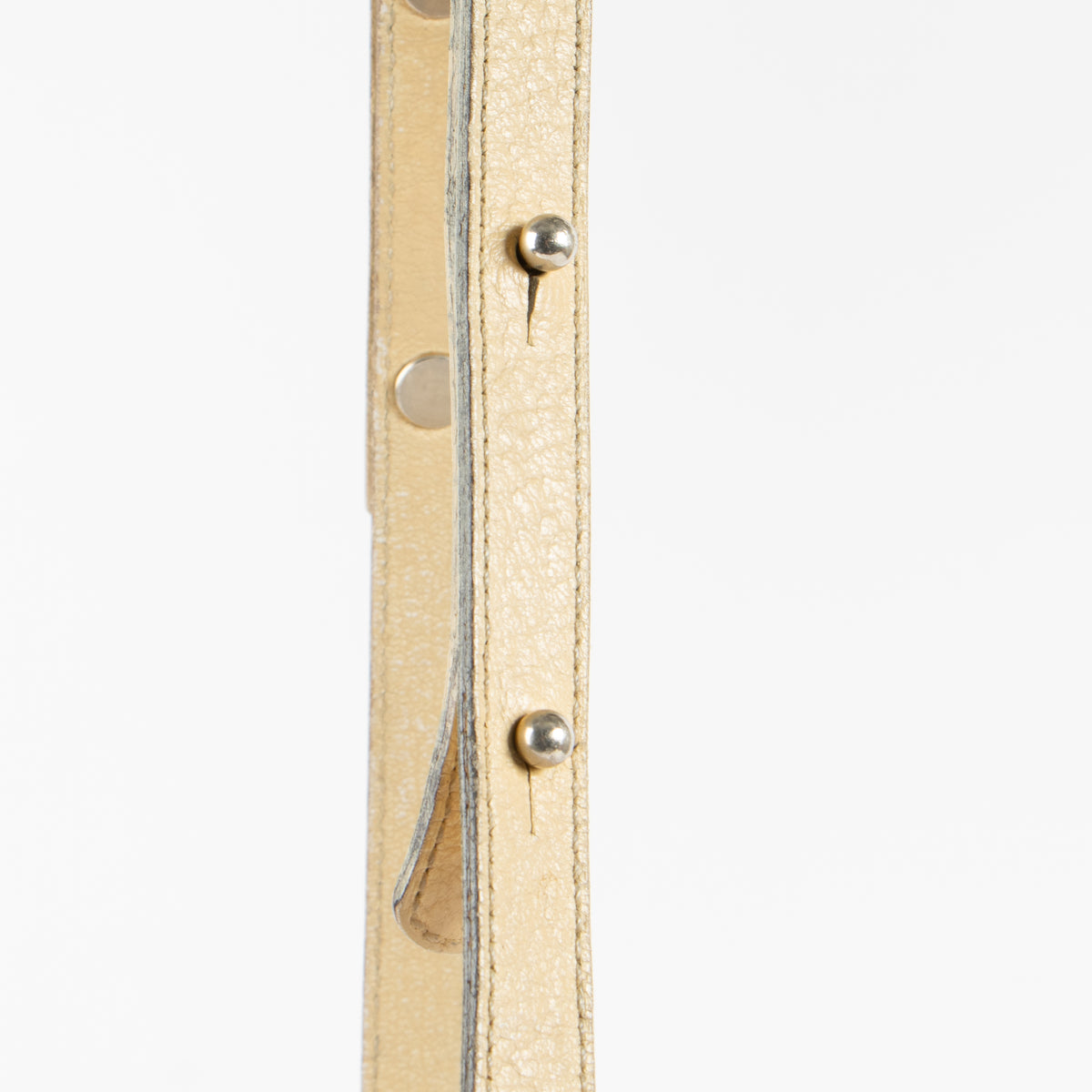 Shop this authentic Delvaux Vintage Beige Leather Shoulder Bag Pre-Loved on Labellov.com