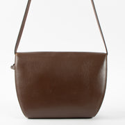 Shop this authentic Delvaux Vintage Brown Leather Shoulder Bag pre-loved on Labellov.com