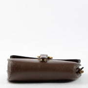 Shop this authentic Delvaux Vintage Brown Leather Shoulder Bag pre-loved on Labellov.com