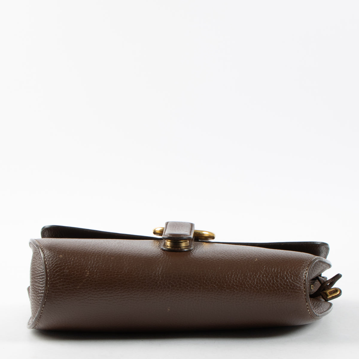 Shop this authentic Delvaux Vintage Brown Leather Shoulder Bag pre-loved on Labellov.com