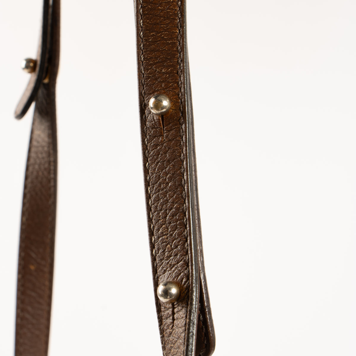 Shop this authentic Delvaux Vintage Brown Leather Shoulder Bag pre-loved on Labellov.com