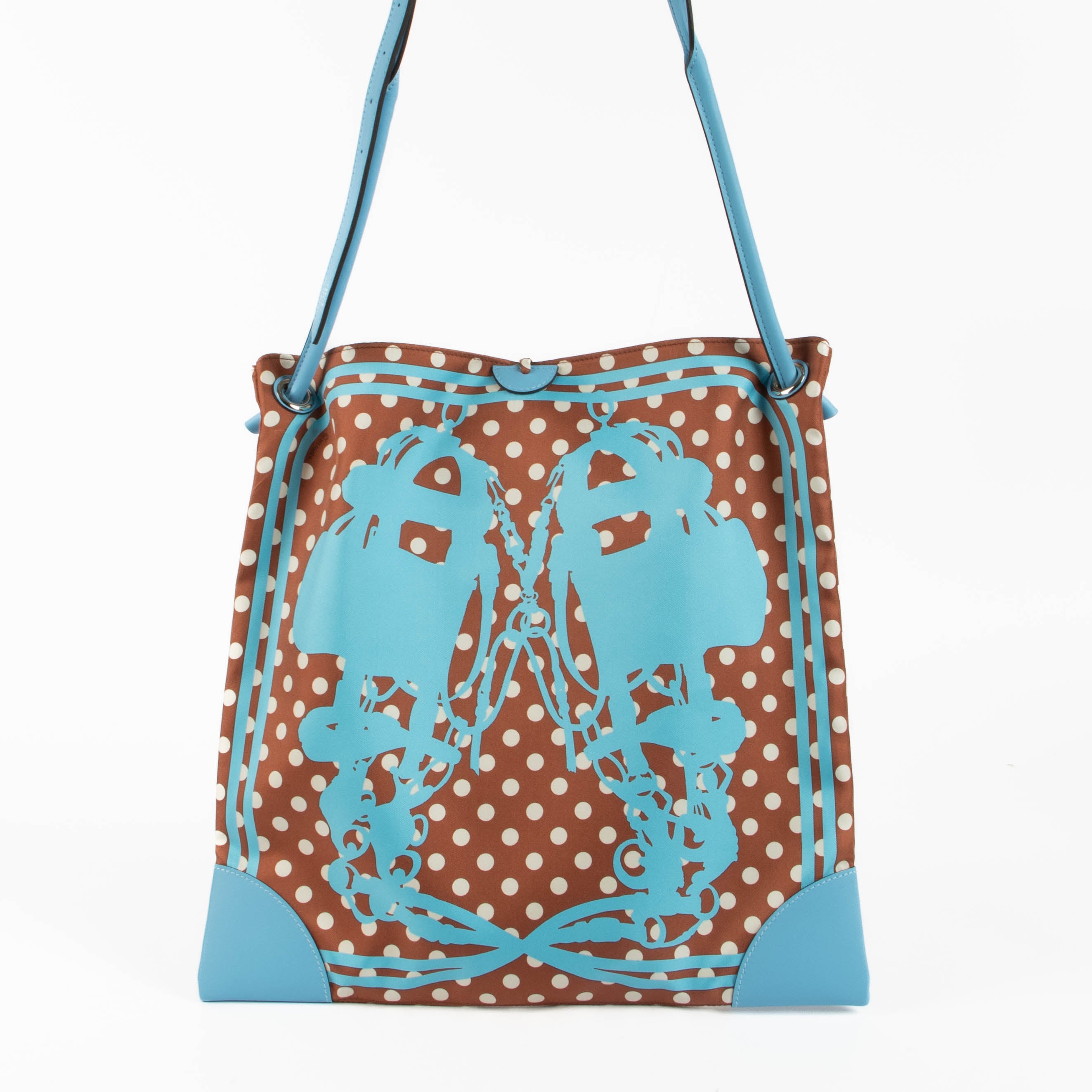 Hermès Silkycity 33 Brides de Gala Celeste PHW – Labellov