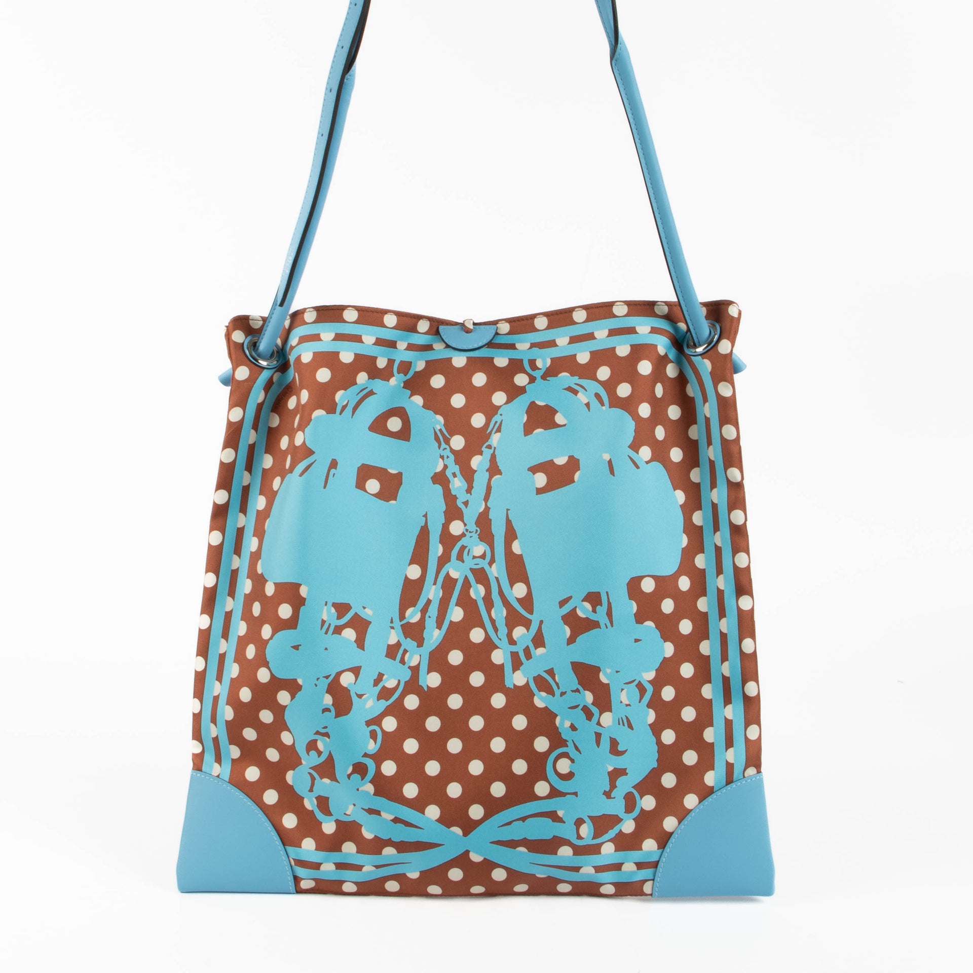Hermès Silkycity 33 Brides de Gala Celeste PHW
