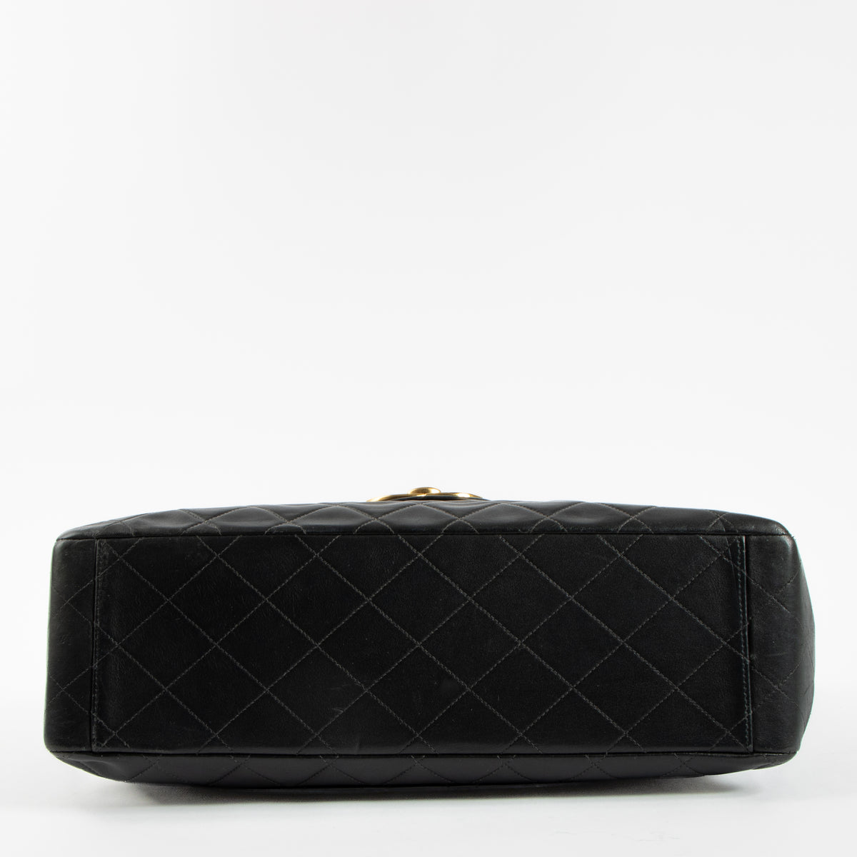 Chanel Vintage Black Lambskin Maxi XL Flap Bag