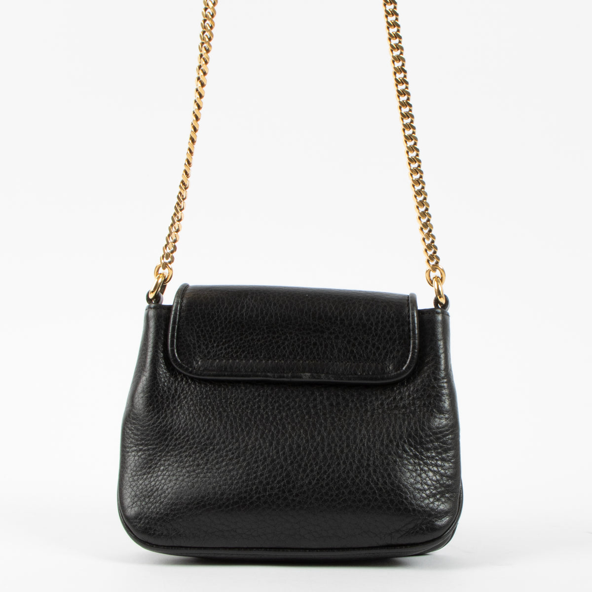 Gucci Black Leather 1973 Mini Bag
