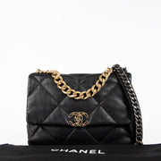 Shop the authentic Chanel Black Large 19 Shoulder Bag second hand on Labellov.com