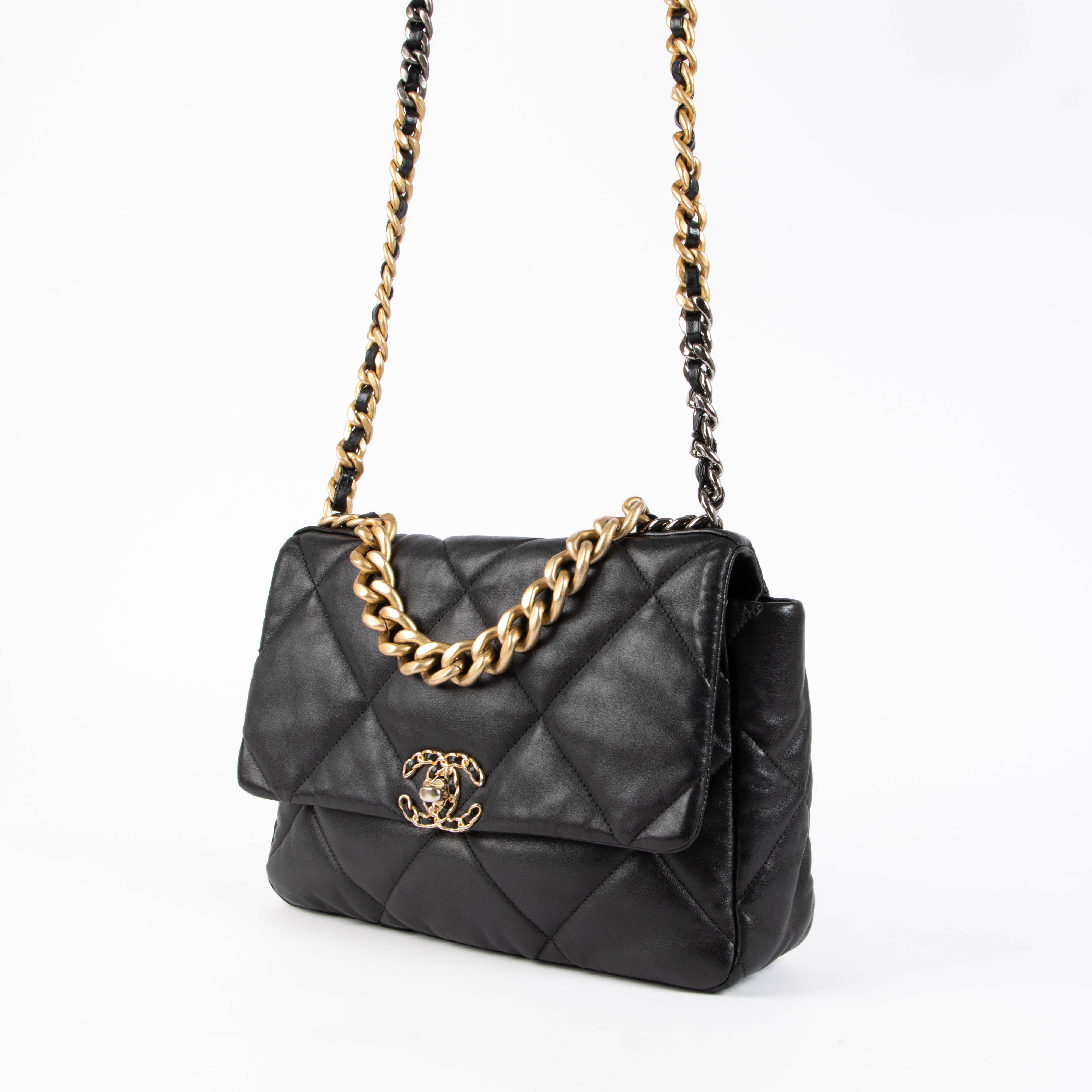 Chanel Black Large Chanel 19 Shoulder Bag – Labellov