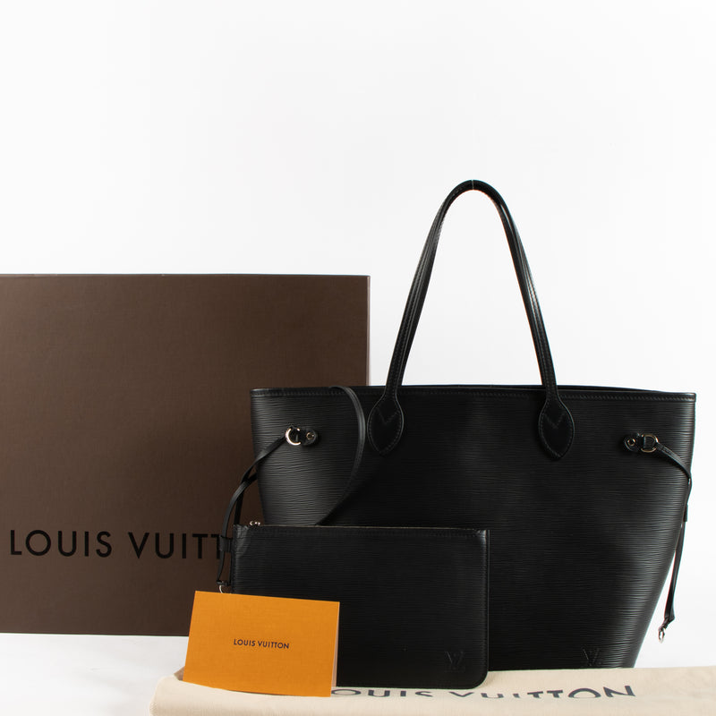 Shop the authentic Louis Vuitton Black Epi Neverfull MM Bag on Labellov.com !