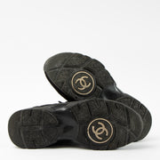 Shop this authentic Chanel Black Sneakers Size 37  pre-loved on Labellov.com 