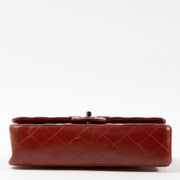 Shop this authentic Chanel Red Lambskin Medium Classic 11.12 Handbag pre-loved on Labellov.com