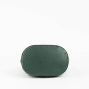 Shop this authentic Delvaux Green Ostrich Vintage Shoulder Bag pre-loved on Labellov.com 