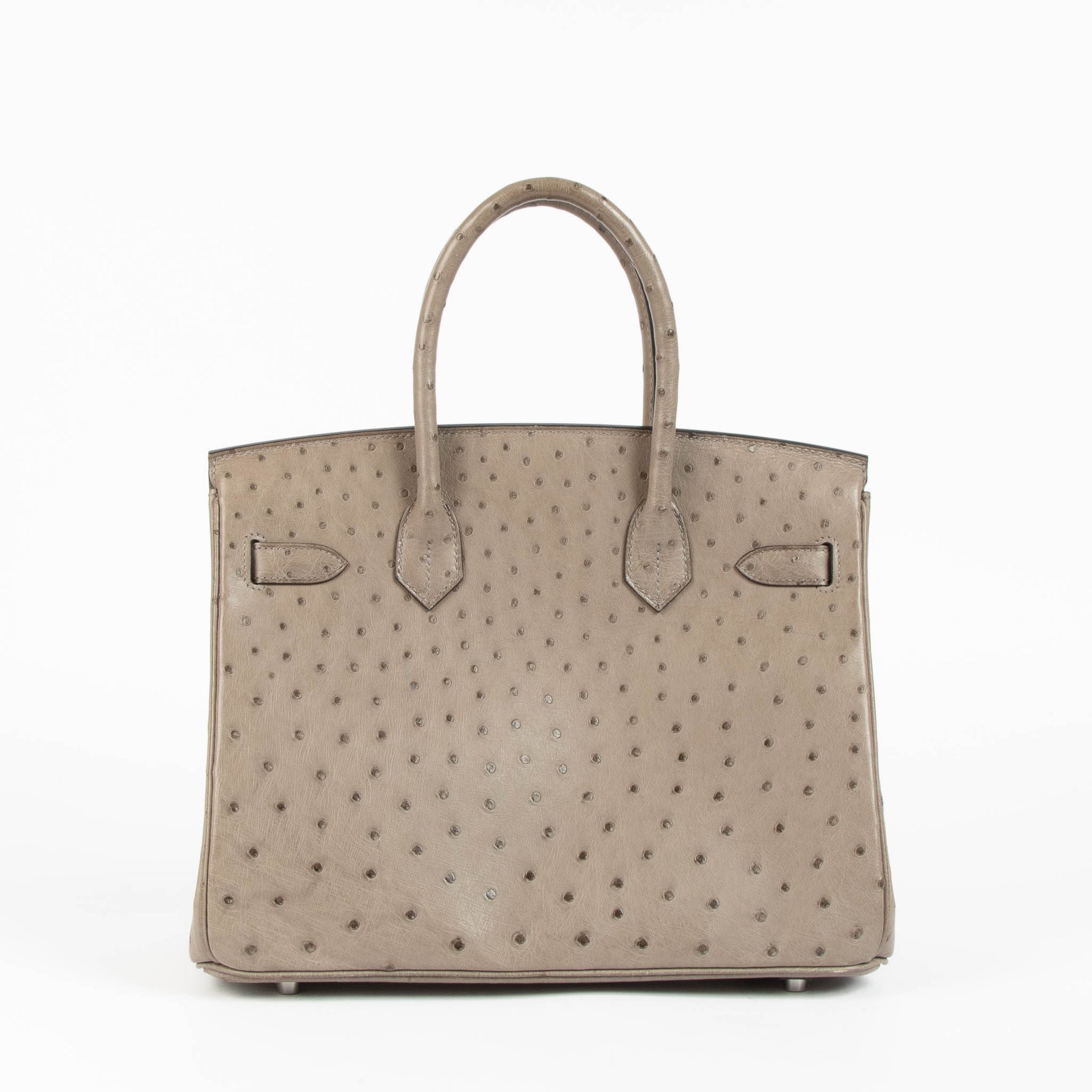 Hermes Birkin 30 Gris Tourterelle Ostrich GHW