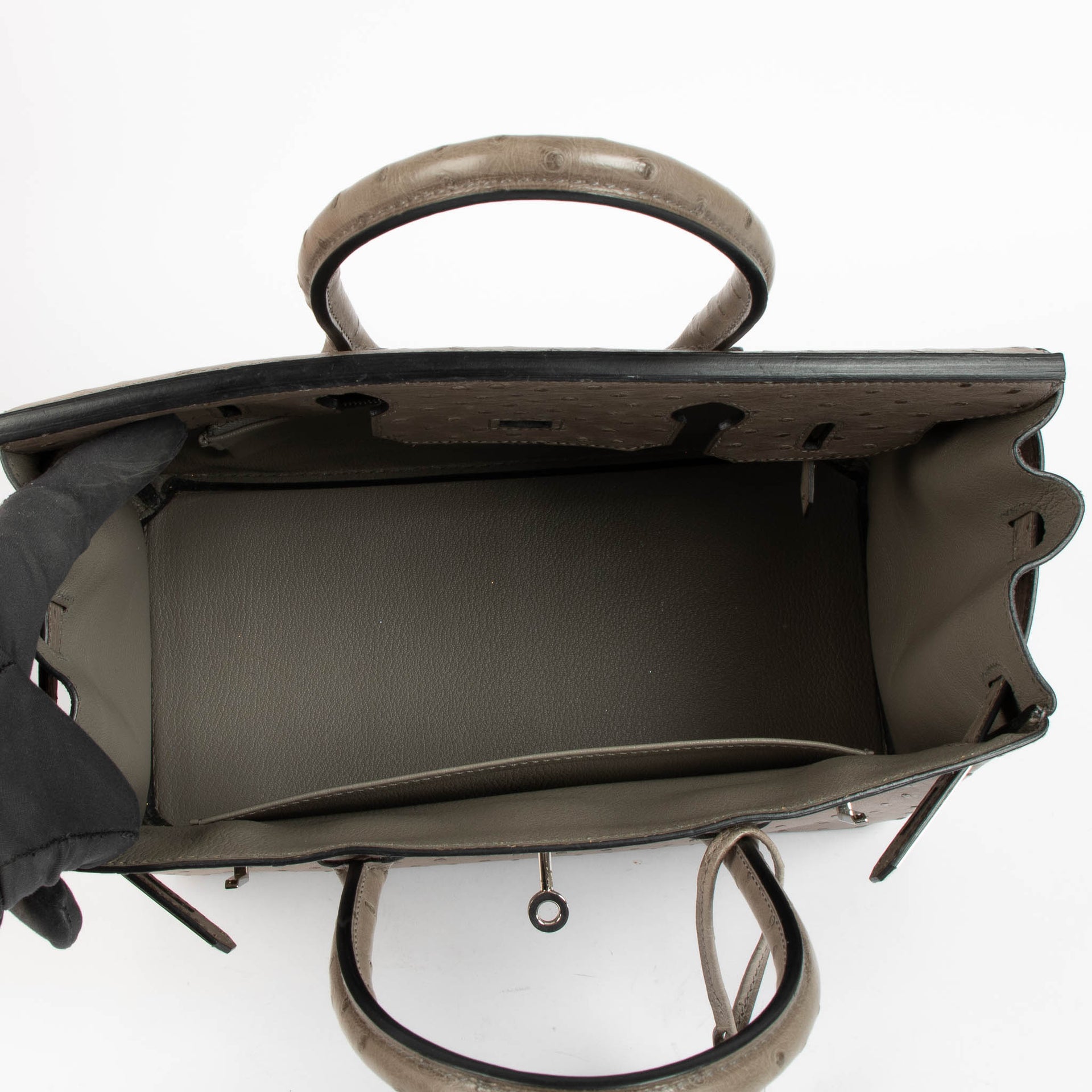 Hermes Birkin 30 Gris Tourterelle Ostrich GHW