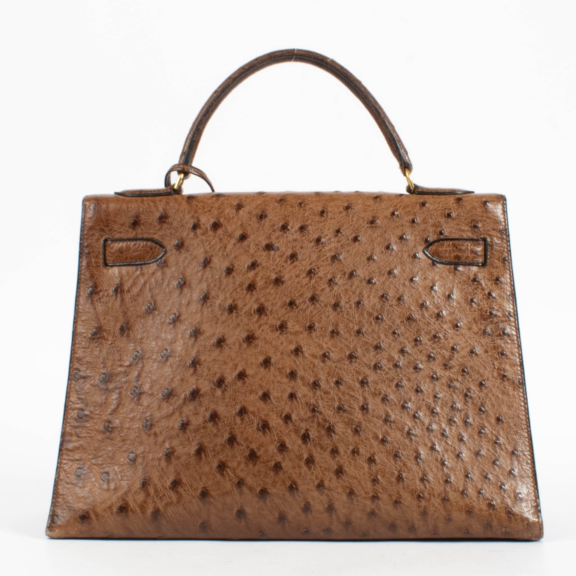 Hermès Kelly 32 Alezan Ostrich GHW