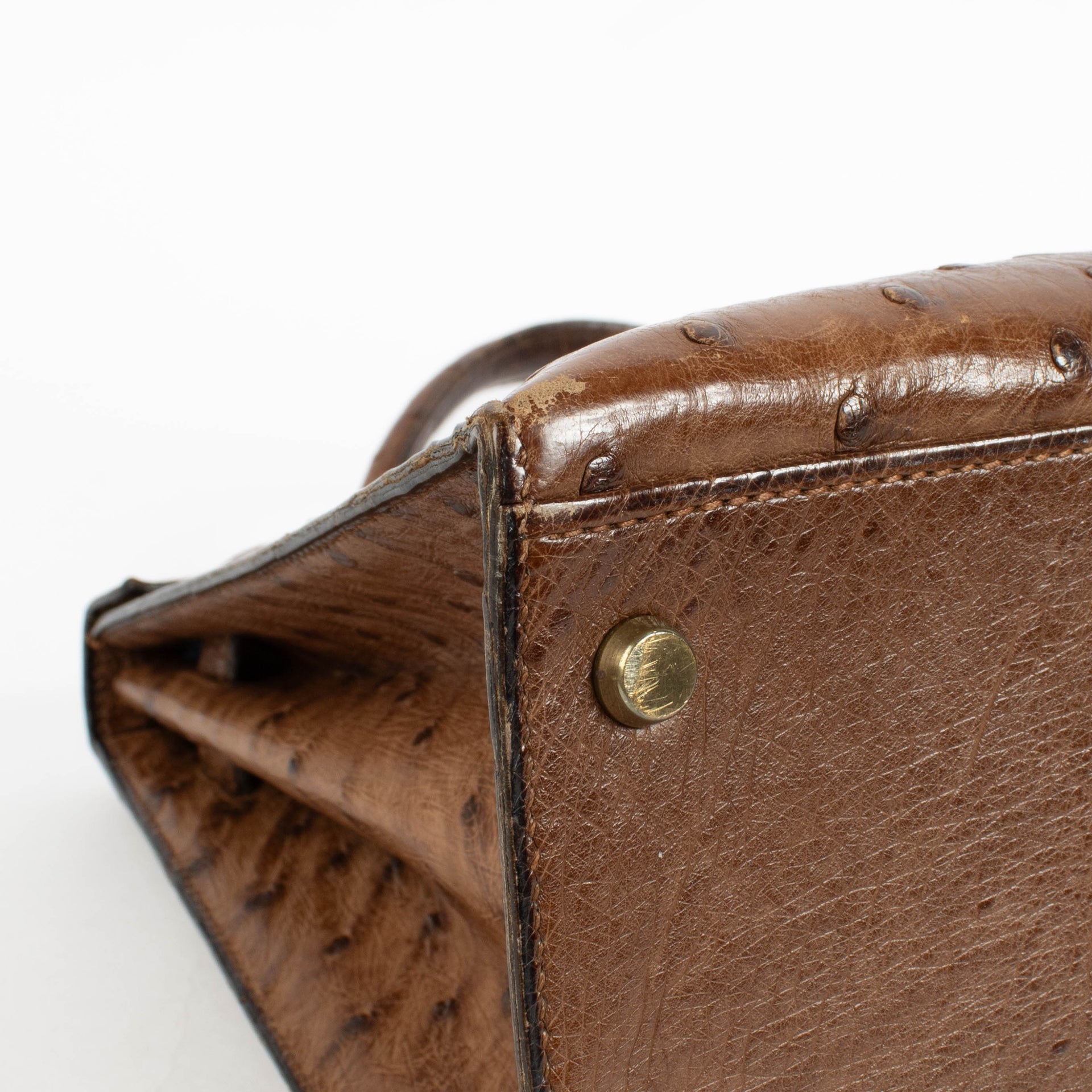 Hermès Kelly 32 Alezan Ostrich GHW