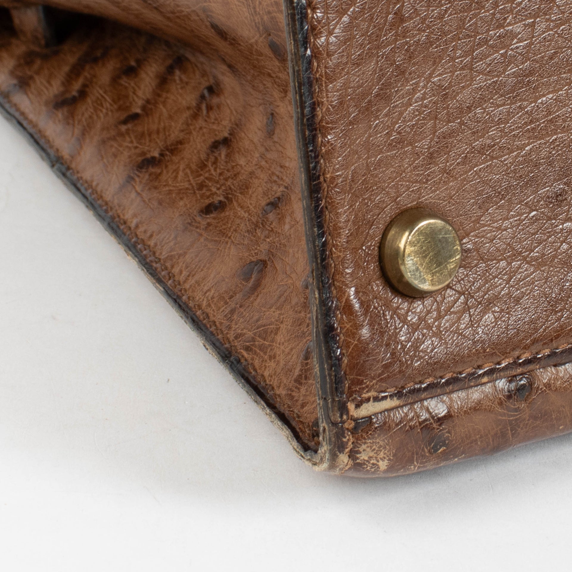 Hermès Kelly 32 Alezan Ostrich GHW
