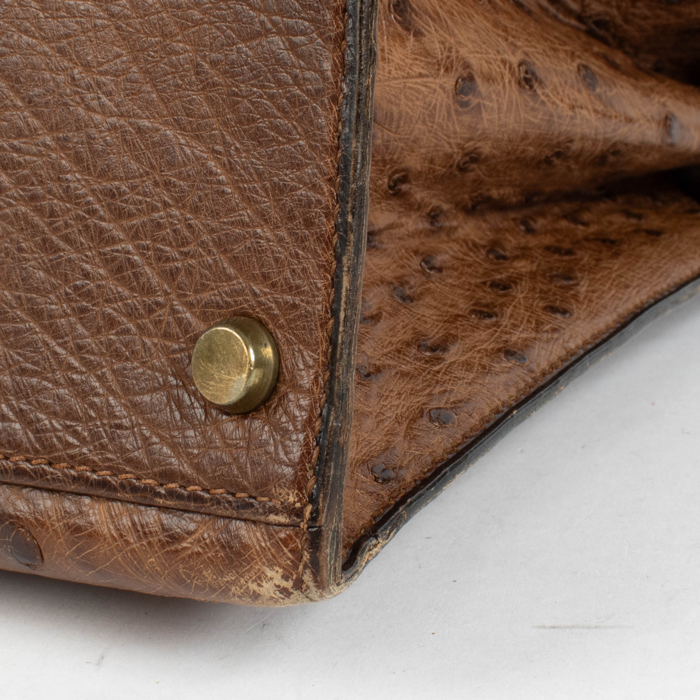 Hermès Kelly 32 Alezan Ostrich GHW – Labellov