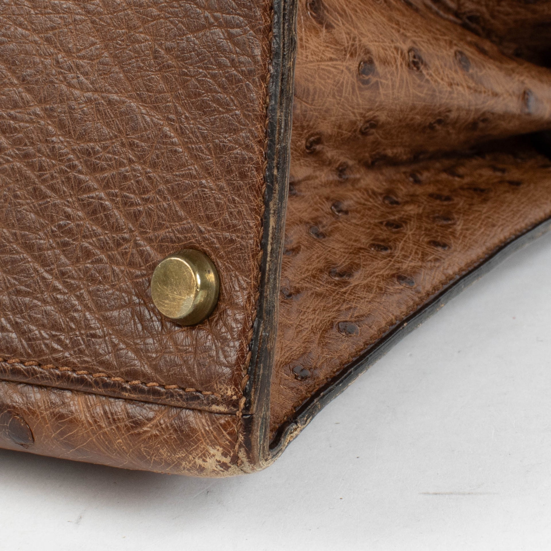 Hermès Kelly 32 Alezan Ostrich GHW