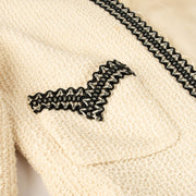 Shop this 100% authentic Chanel 94P Beige Tweed Jacket/Skirt Set at Labellov.com