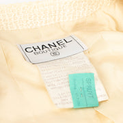 Shop this 100% authentic Chanel 94P Beige Tweed Jacket/Skirt Set at Labellov.com