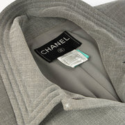 Shop the authentic Chanel 99P Grey Jacket/Skirt Set second hand on Labellov.com