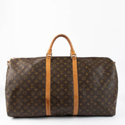 Shop the authentic Louis Vuitton Monogram Keepall Bandouliere 60 Travel Bag second hand on Labellov.com