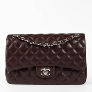 Shop this authentic Chanel Marron Caviar Large/Jumbo Classic Handbag pre-loved on Labellov.com