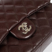 Shop this authentic Chanel Marron Caviar Large/Jumbo Classic Handbag pre-loved on Labellov.com