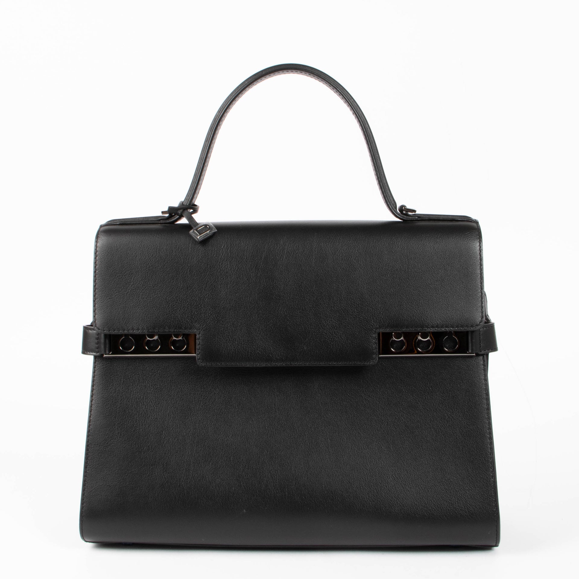 Delvaux All Black Calf Souple Tempête GM Bag