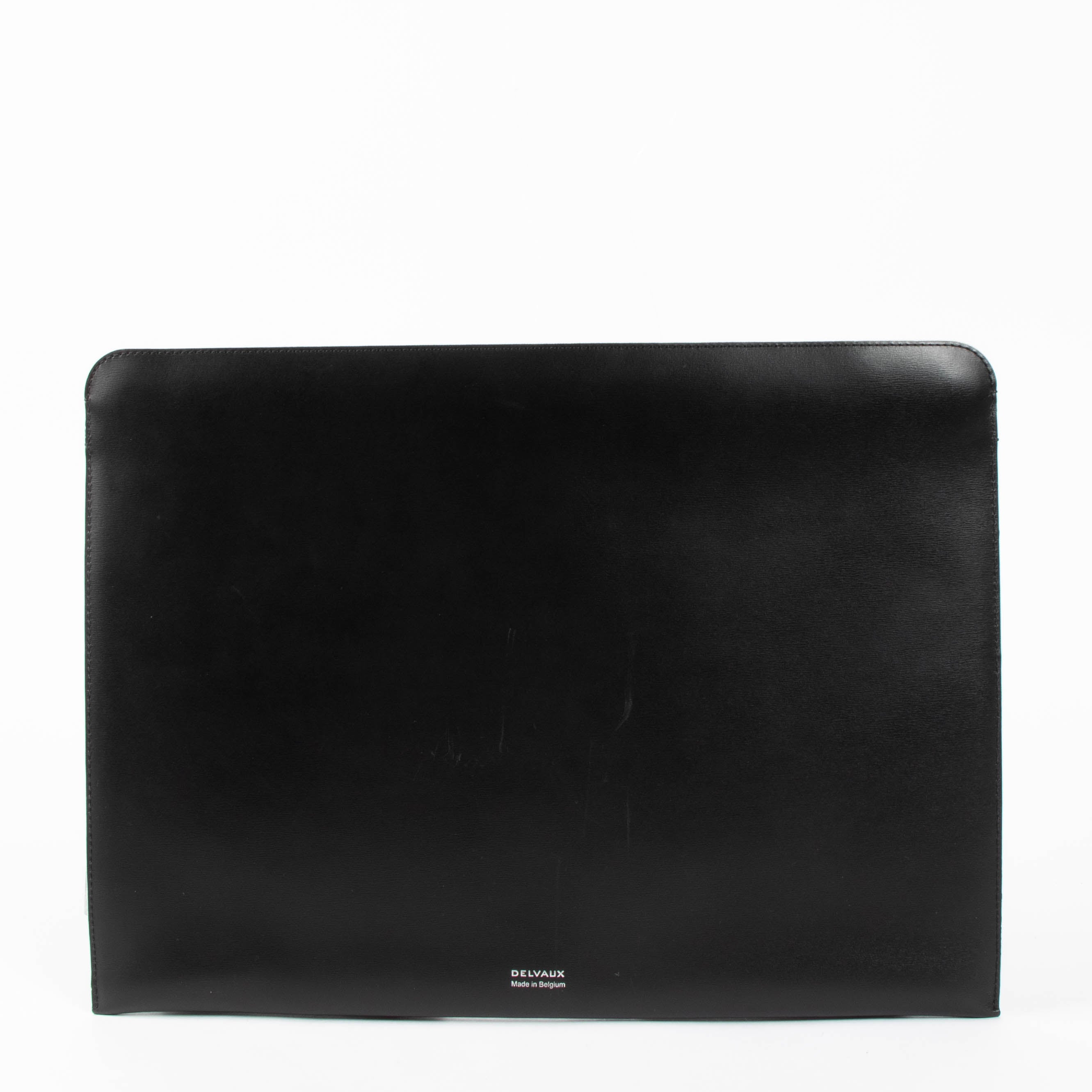 Delvaux Magritte Black Box Trompe l'Oeil Bowler Hat Document