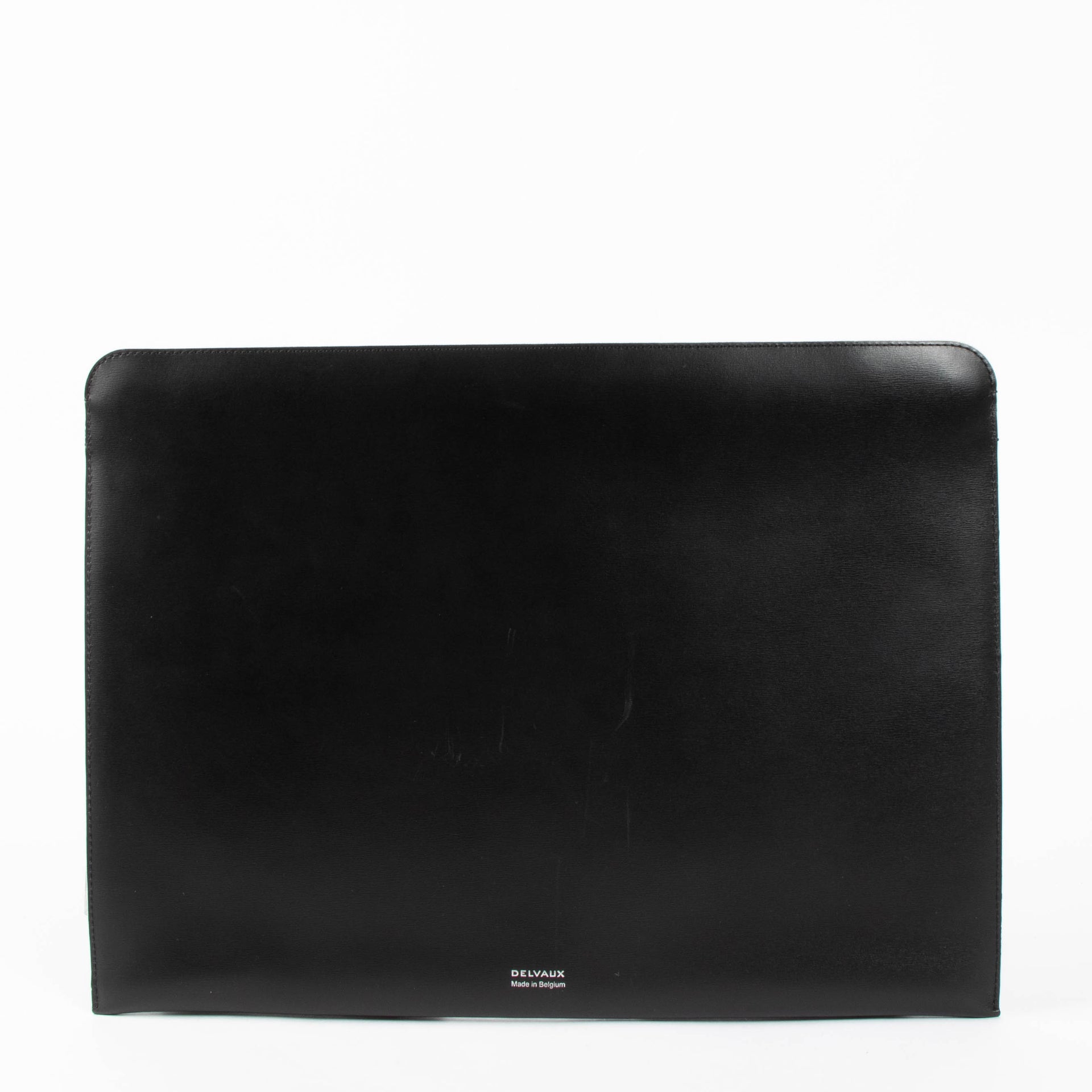 Delvaux Magritte Black Box Trompe l'Oeil Bowler Hat Document Holder