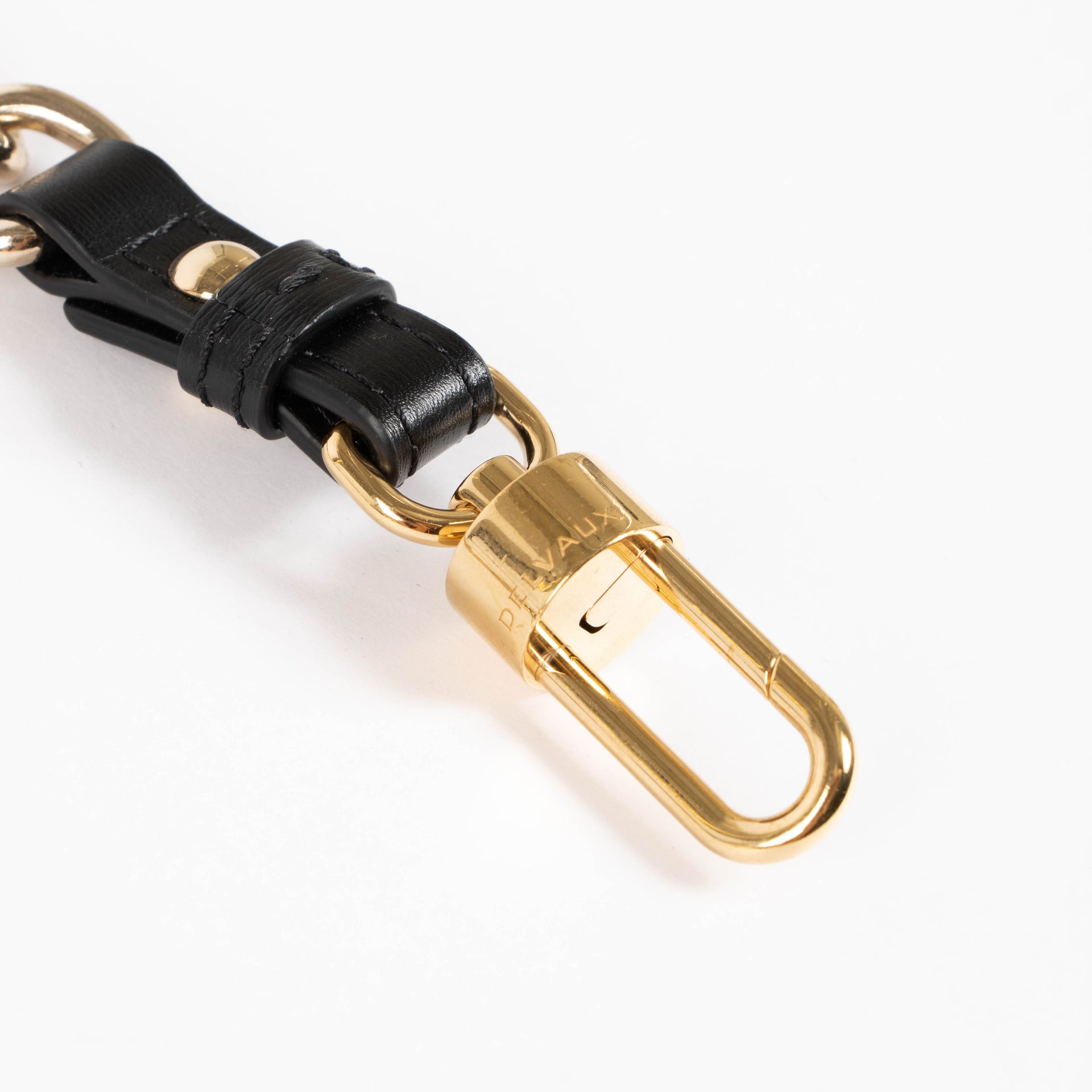 Delvaux Black Box Calf Short Chain Strap