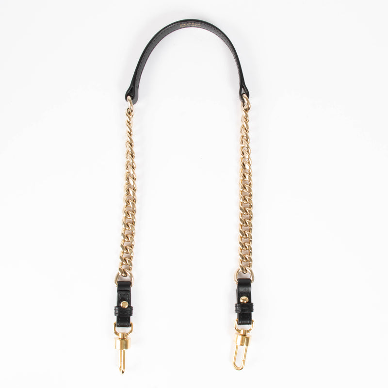 Delvaux Black Box Calf Short Chain Strap