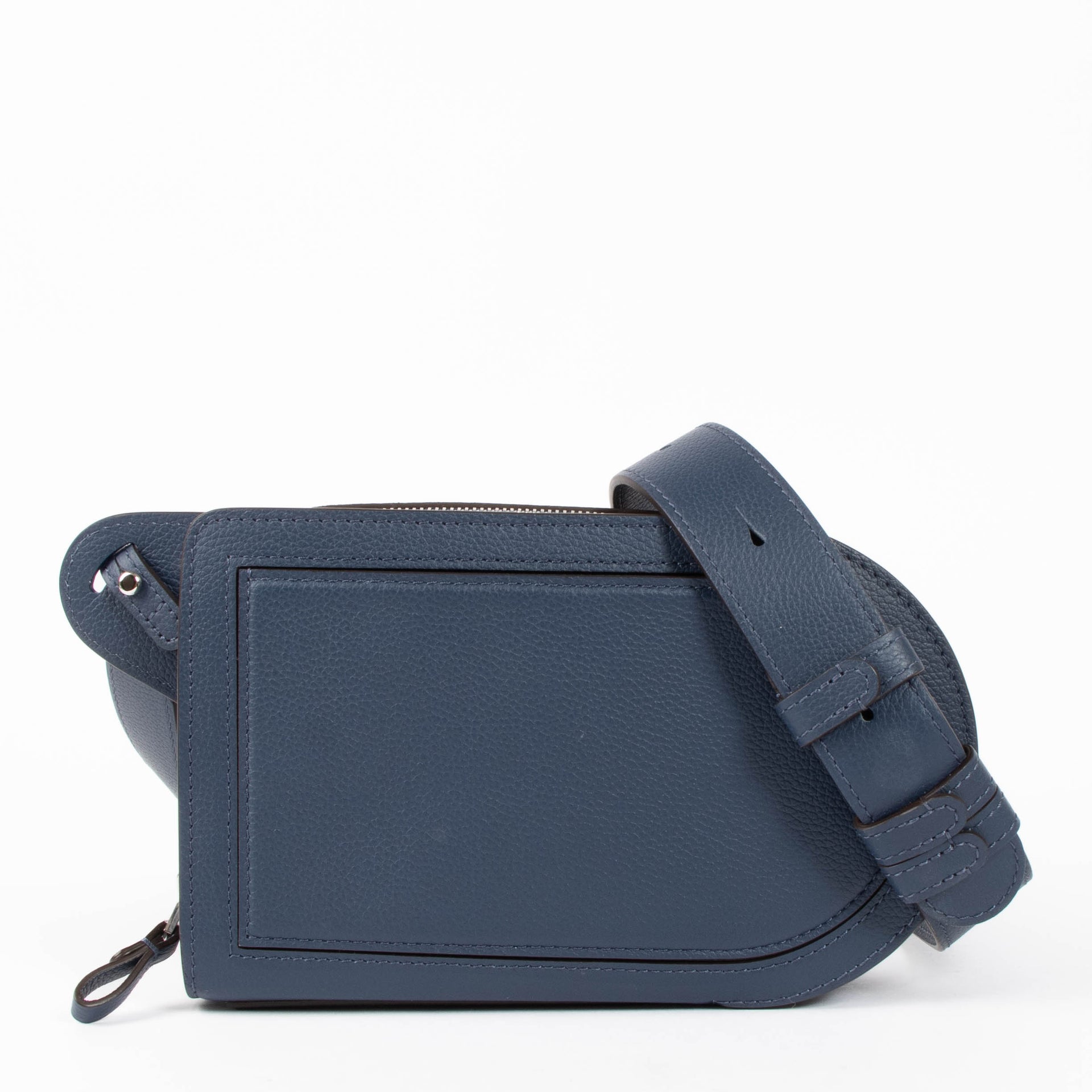 Delvaux Antwerp Blue Jumping Calf Pin City Bag