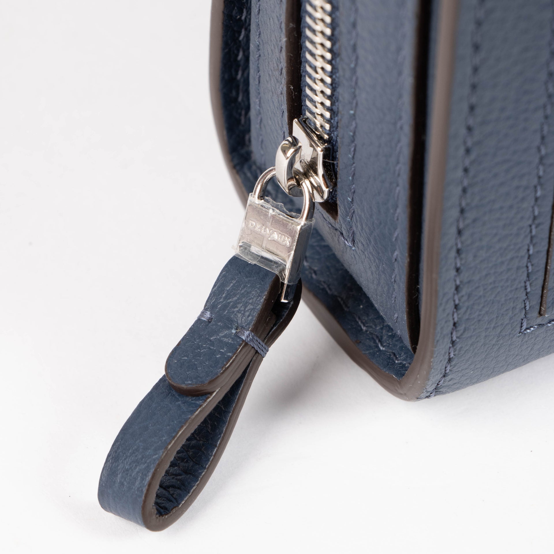 Delvaux Antwerp Blue Jumping Calf Pin City Bag