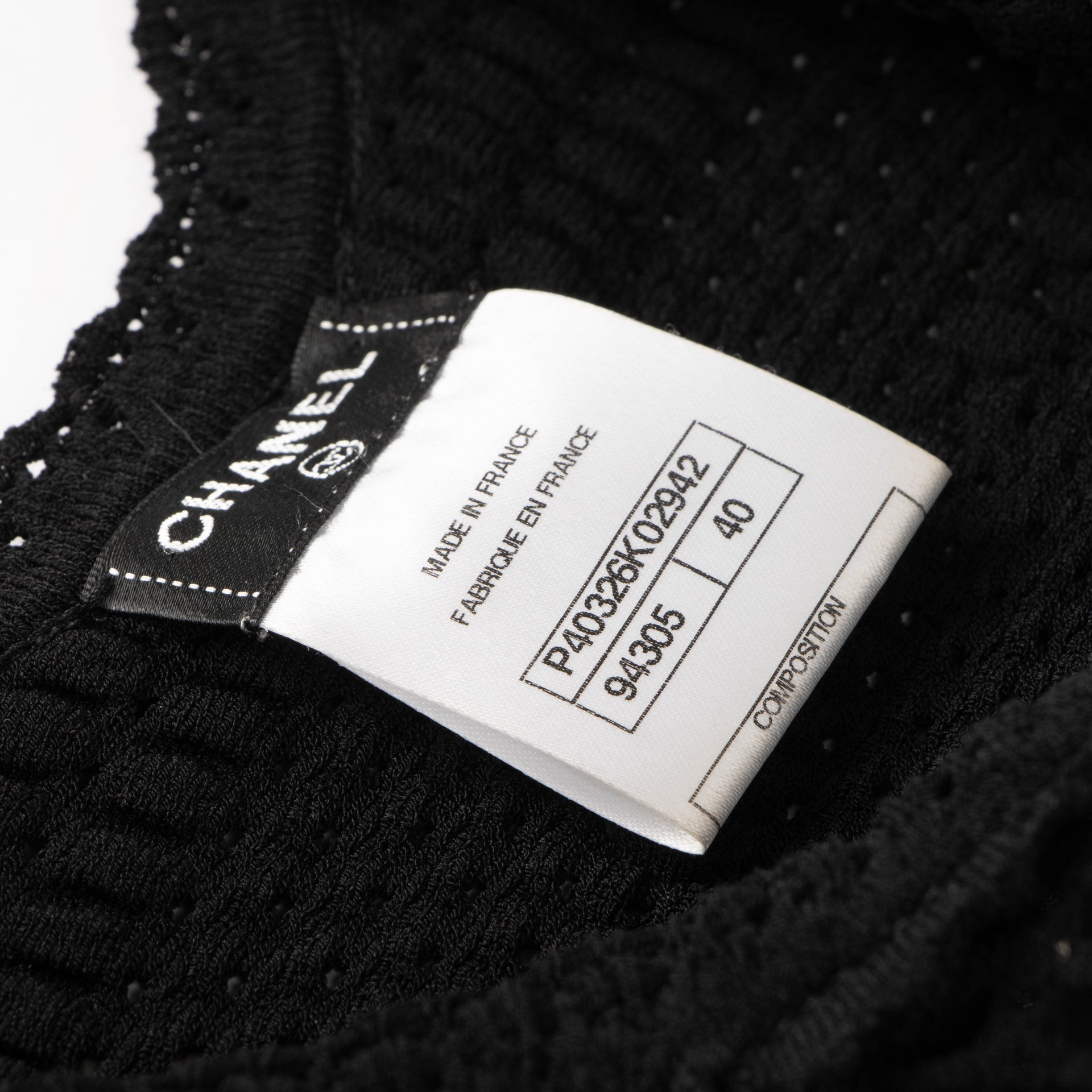 Shop this authentic Chanel Coco Mark Mini Dress - size 40  pre-loved on Labellov.com 