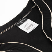 Shop this authentic Chanel Ribbed Knit Coco Mark Short Sleeve Top pre-loved on Labellov.com 