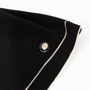 Shop this authentic Chanel Ribbed Knit Coco Mark Short Sleeve Top pre-loved on Labellov.com 