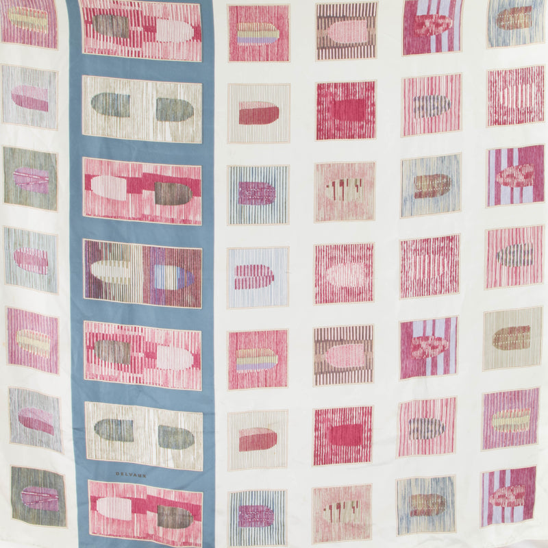Delvaux Dédicace Multicolor Square Scarf
