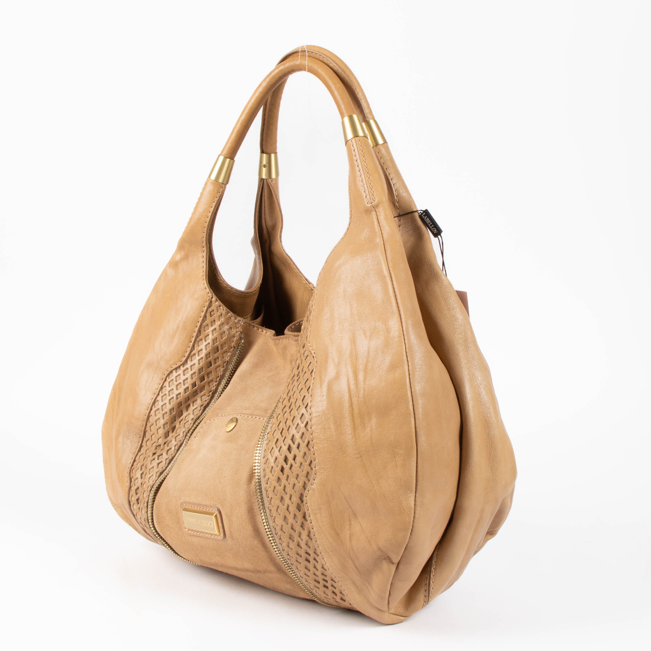 Jimmy Choo Camel Mandah Hobo Bag – Labellov