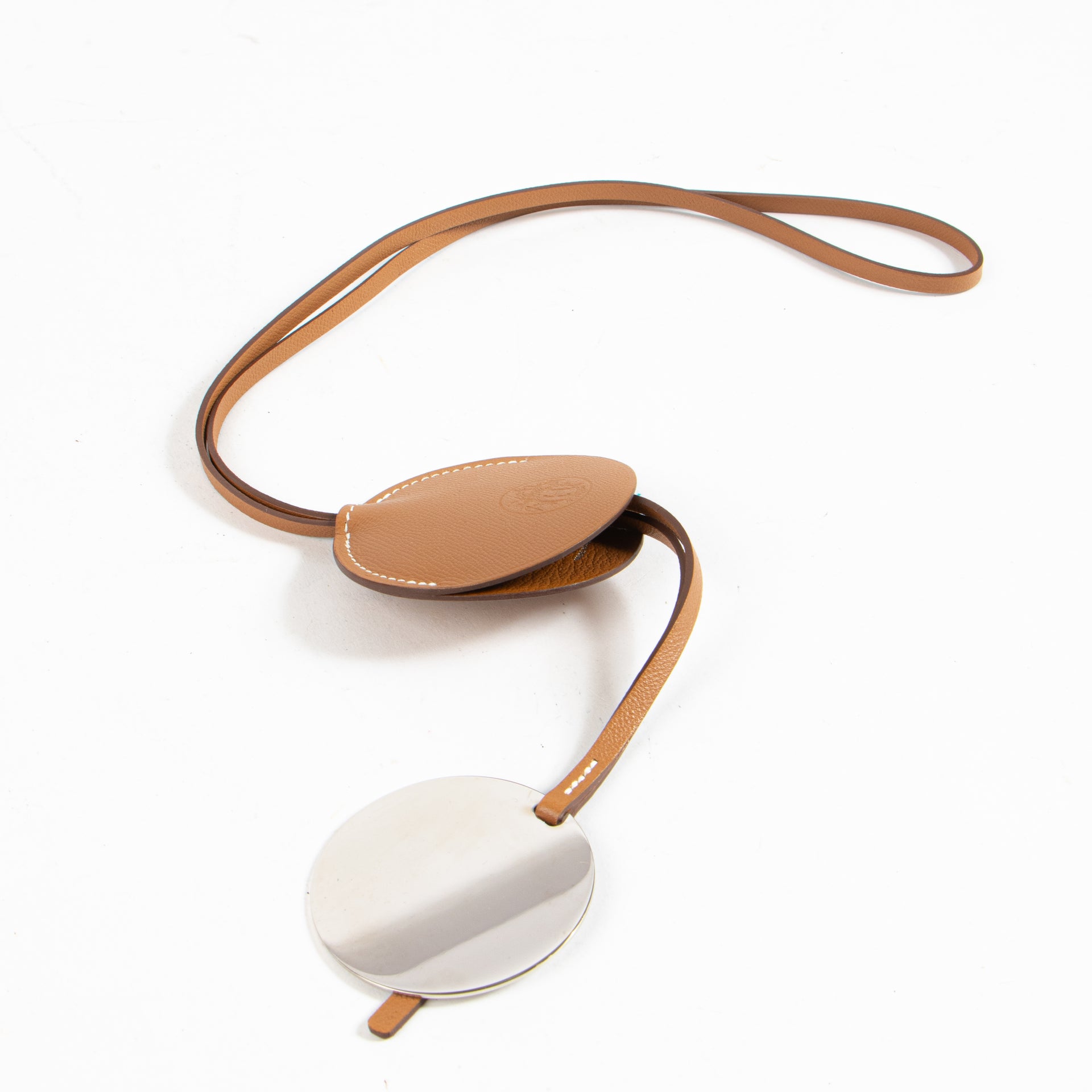 Hermes Gold Madame Mirror Necklace/Charm
