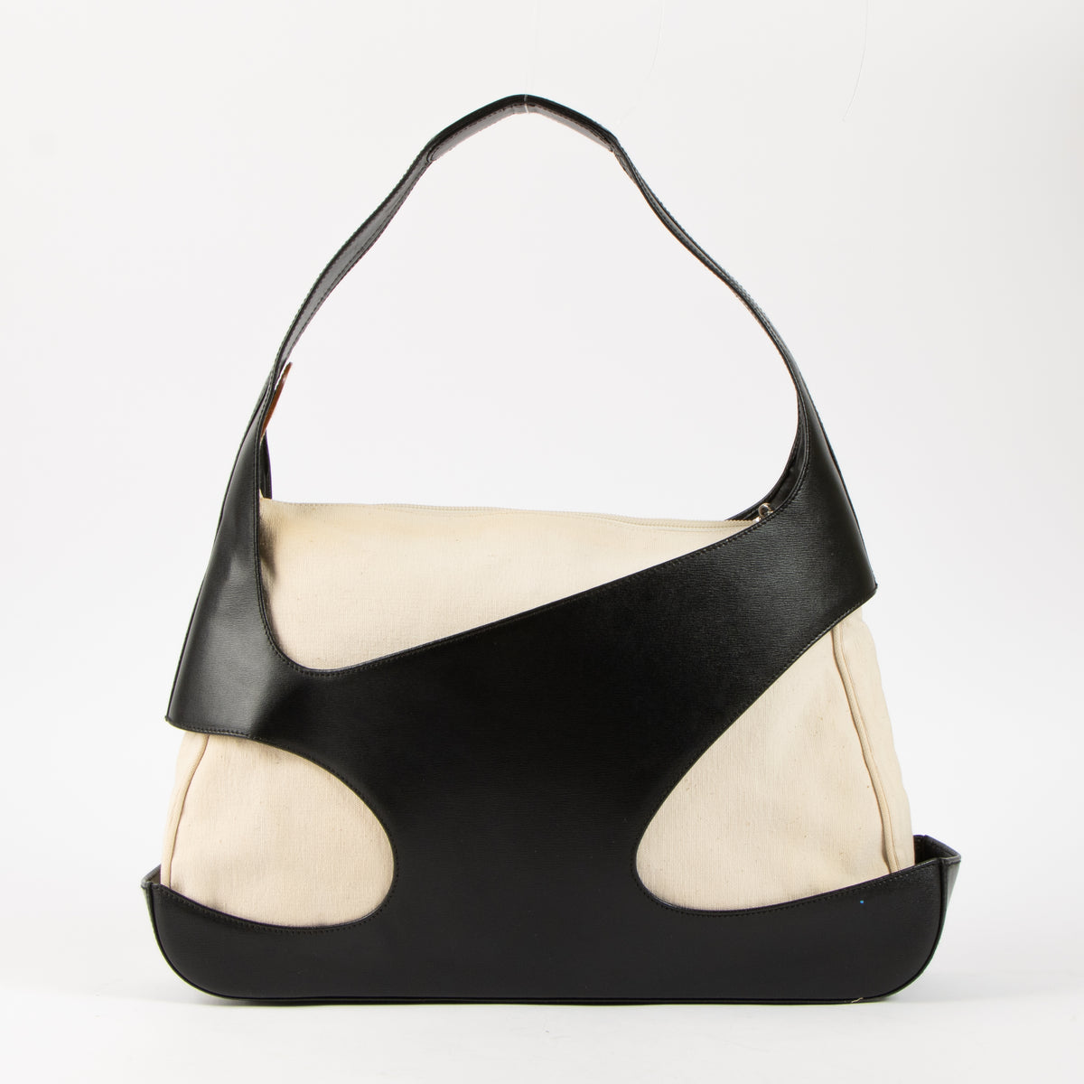 Shop this authentic Ferragamo Black Cut-Out Hobo Bag Pre-loved on Labellov.com