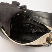 Shop this authentic Ferragamo Black Cut-Out Hobo Bag Pre-loved on Labellov.com