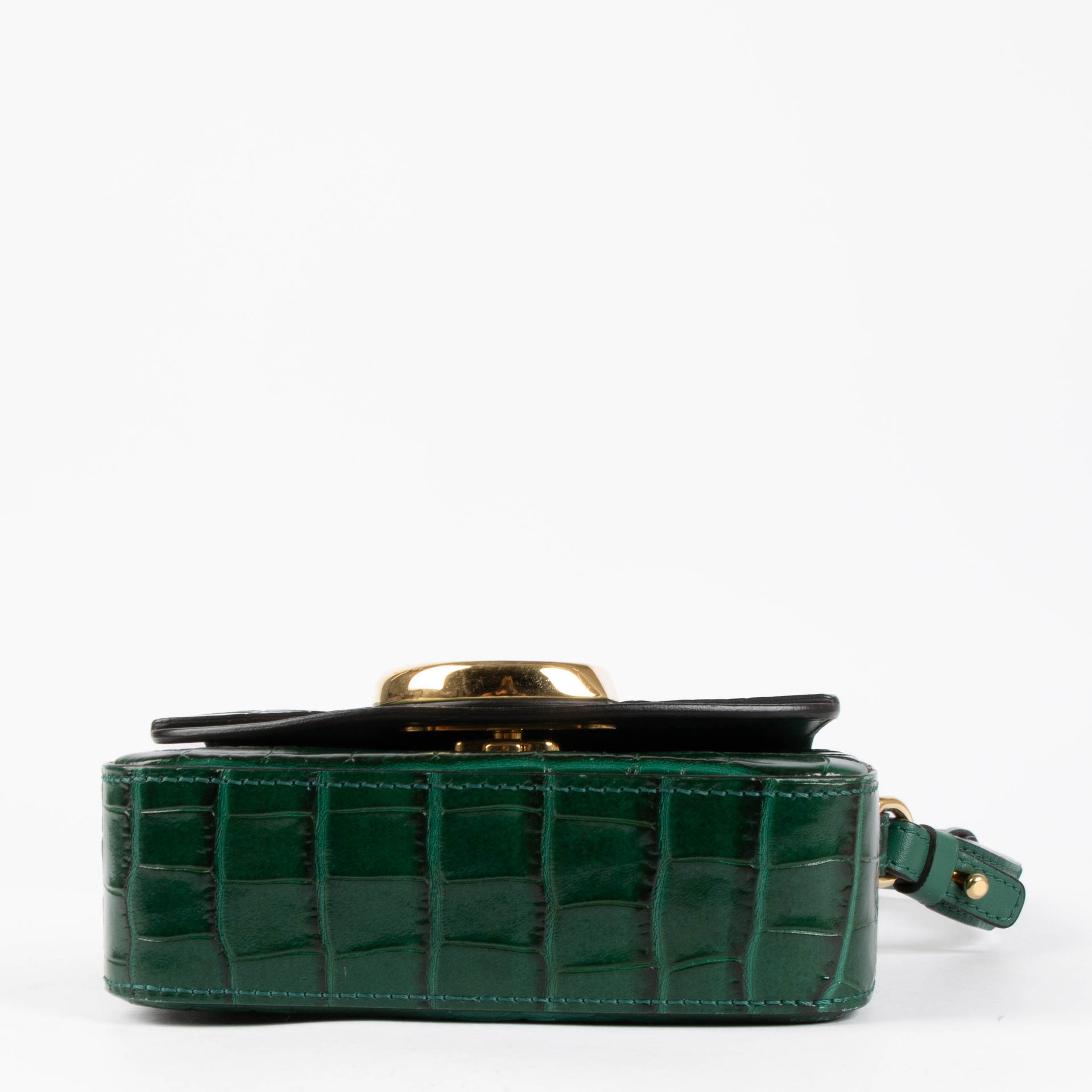 Shop this 100% authentic Chloé Green Croco Embossed C-Mini Bag at Labellov.com