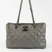 Shop this authentic Chanel Silver Be Caviar Tote Bag pre-loved on Labellov.com